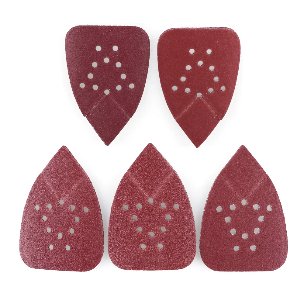 LotFancy Sanding Pads, 60-220 grit, 50-pack, Red